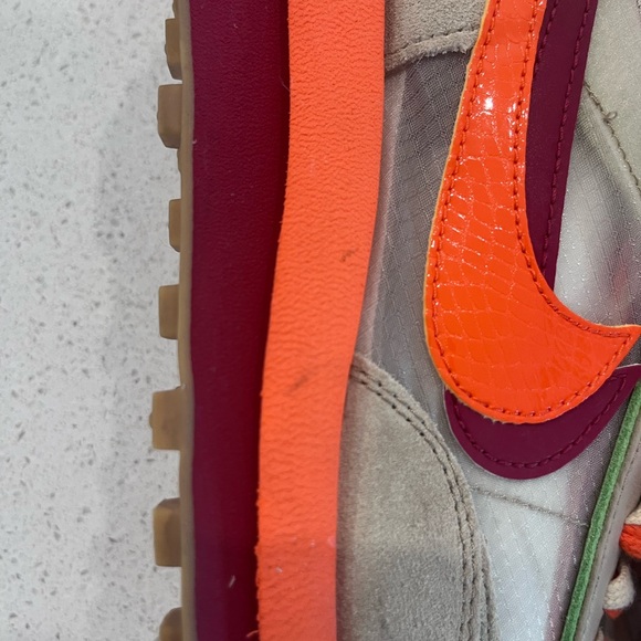 Nike Sacai x Clot x LDWaffle ‘Net Orange Blaze’ - Picture 4 of 8